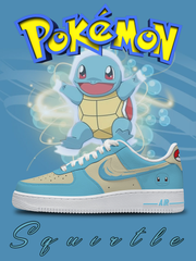 Customize No.0007 Squirtle Sneakers For Women and Men