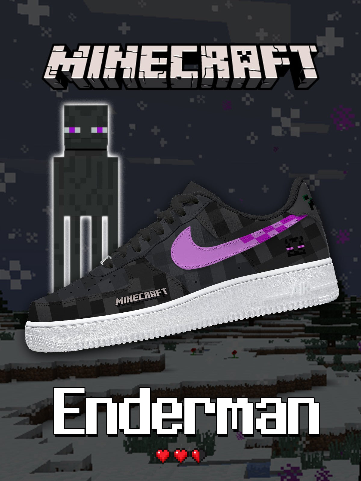 Enderman V.1 Custom Sneakers