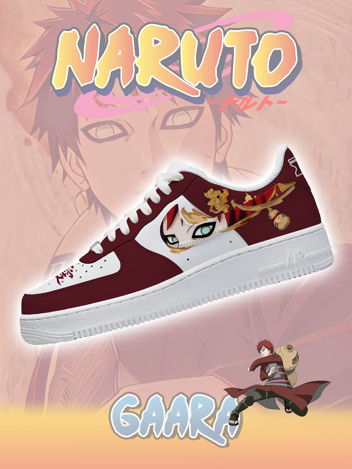 Custom Printed Gaara Shoes For Women and Men