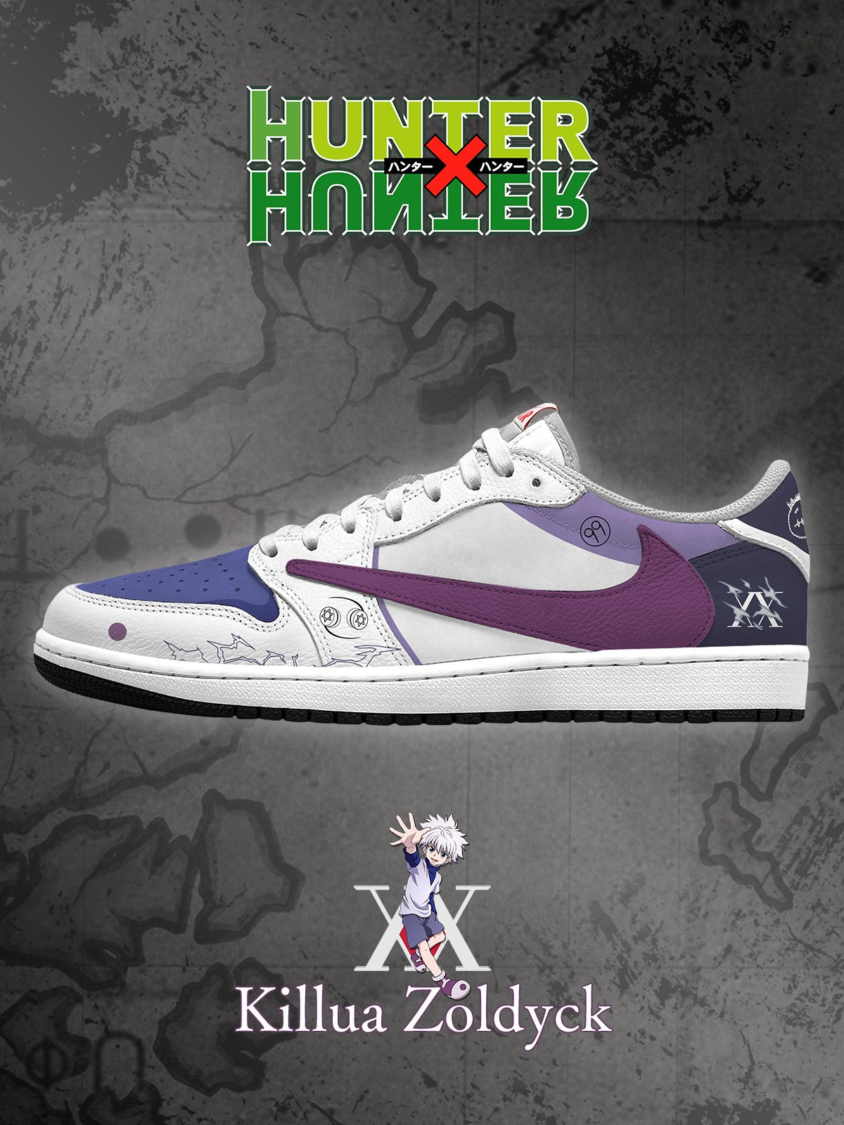 Killua Zoldyck V.1 Custom TS Sneakers