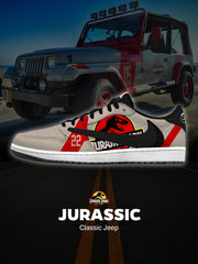 Jurassic Jeep V.1 Custom TS Sneakers