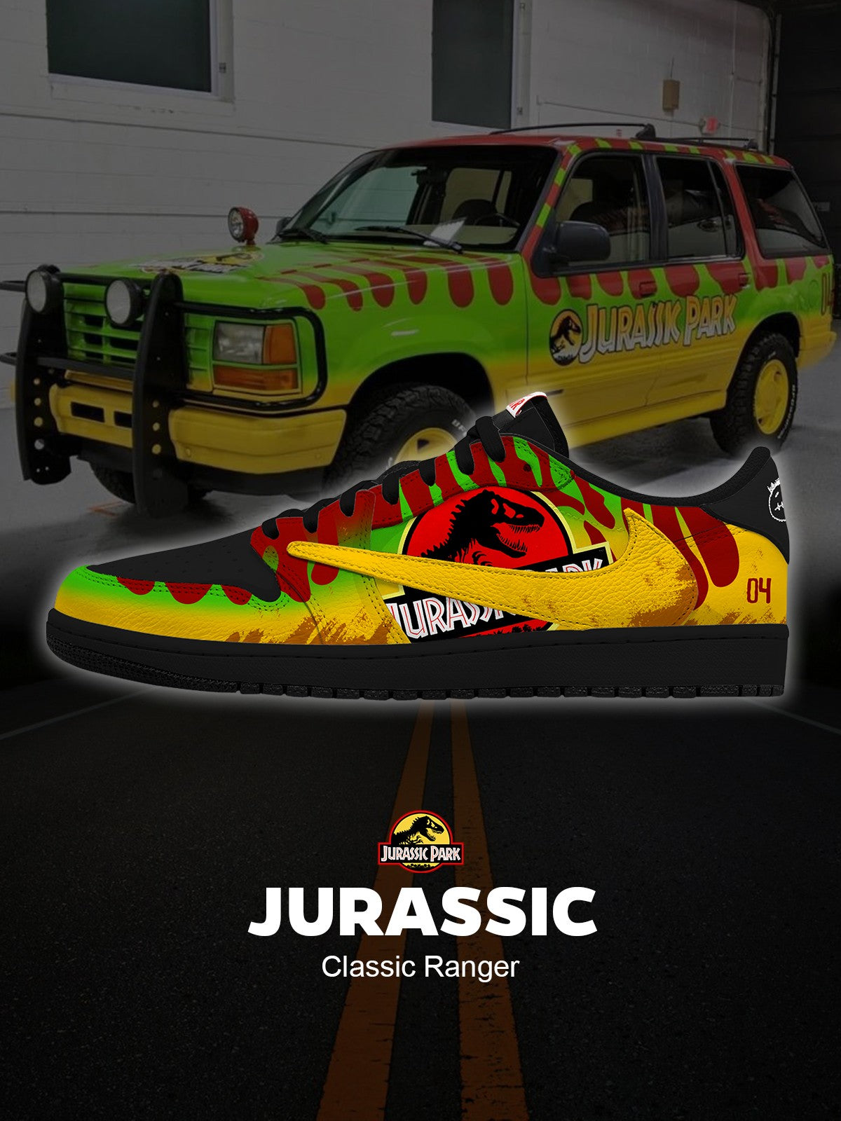 Jurassic Ranger V.1 Custom TS Sneakers