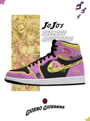 Giorno Giovanna V.1 High-top Custom Sneakers