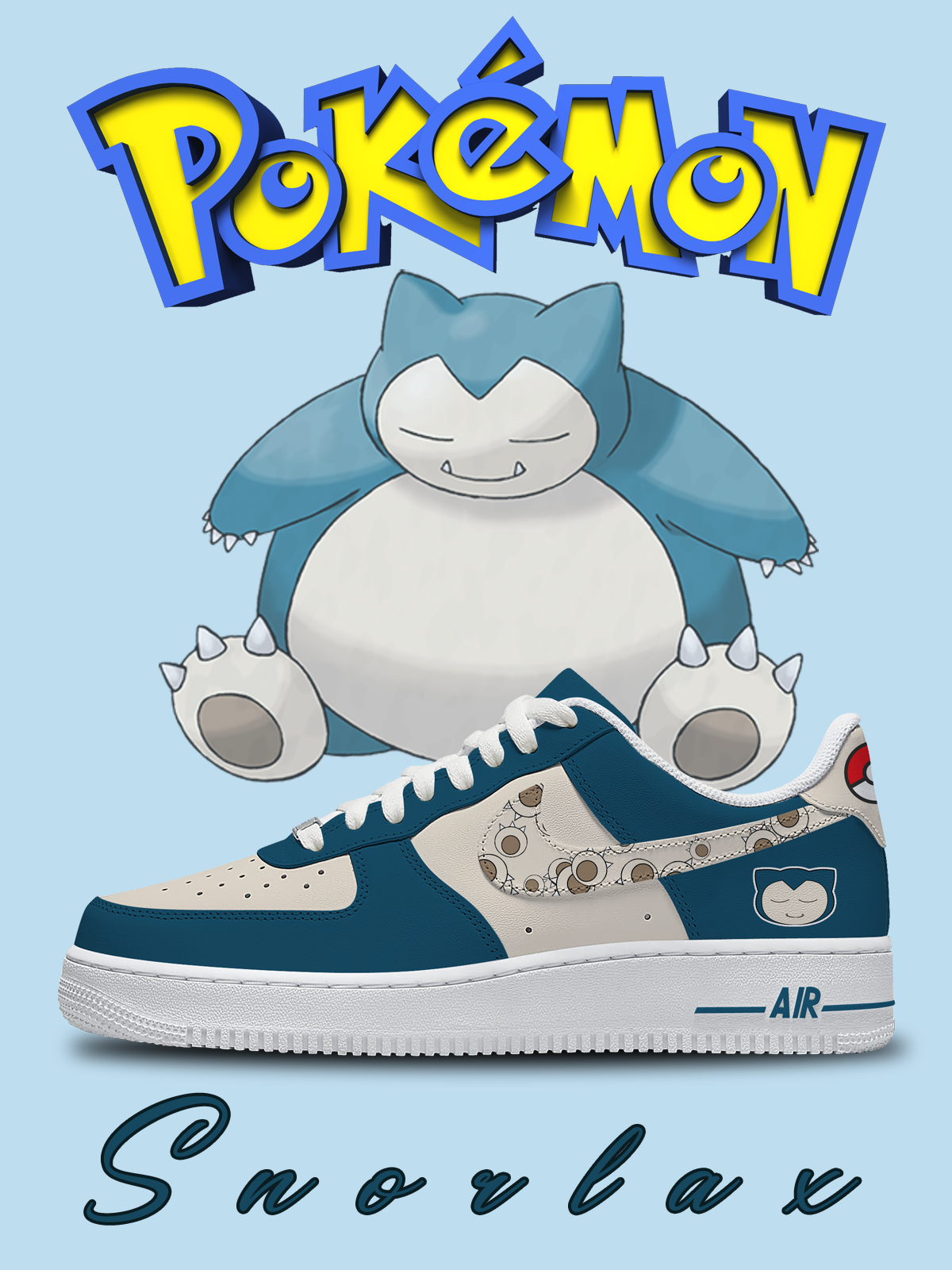 Personalized No.0143 Snorlax Shoes For Women and Men