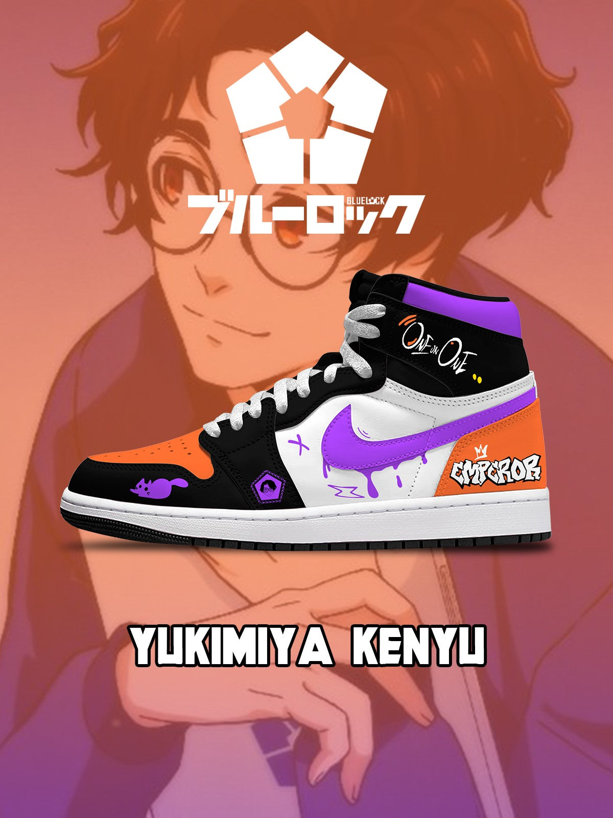 Yukimiya Kenyu V.1 High-top Custom Sneakers