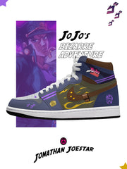 Jonathan Joestar V.1 High-top Custom Sneakers