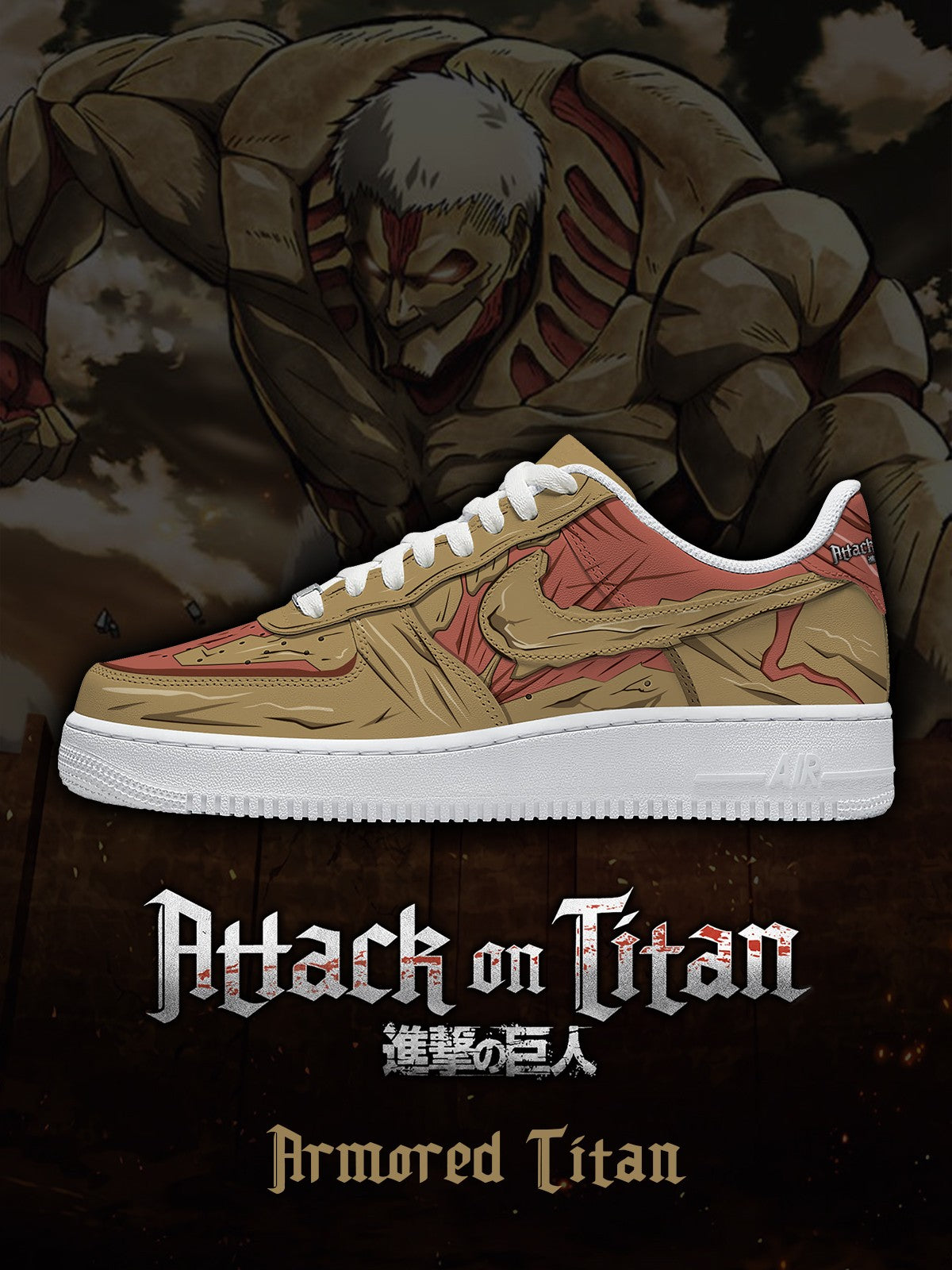 Armored Titan V.1 Custom Sneakers