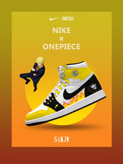 Black Leg Sanji V.3 Custom Sneakers