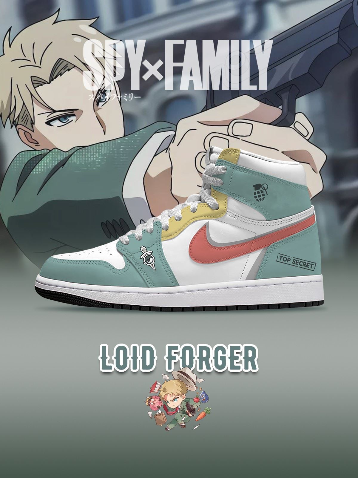 Loid Forger V.1 Custom Sneakers