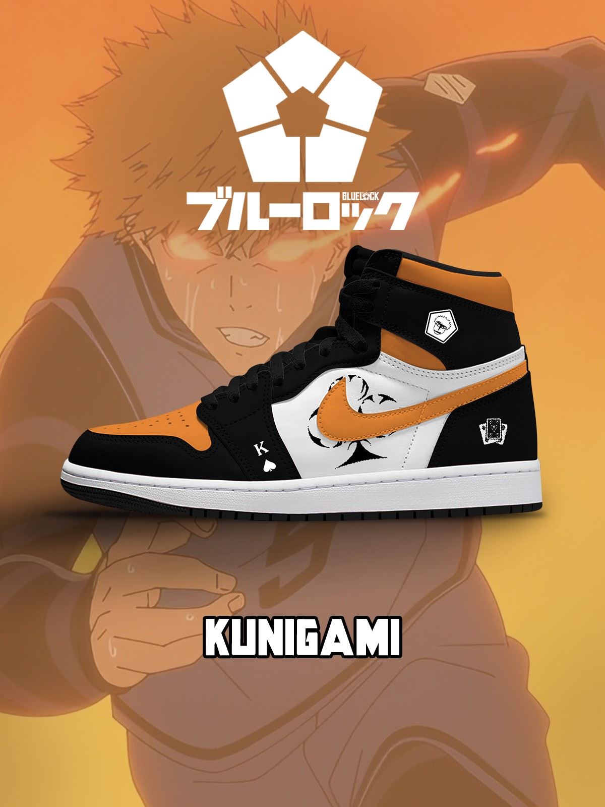 Rensuke Kunigami V.1 Custom Sneakers