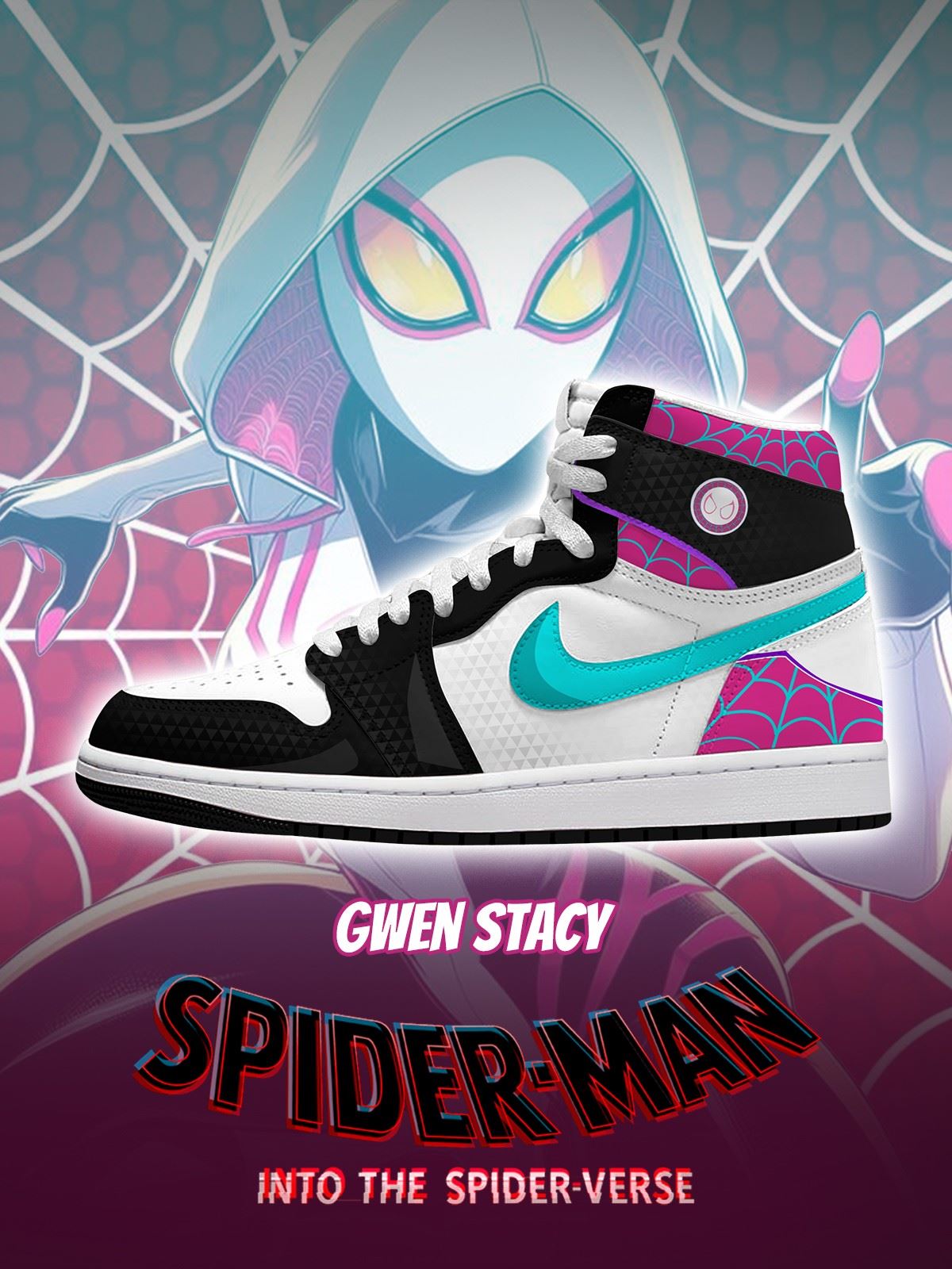 Gwen Stacy V.1 High-top Custom Sneakers