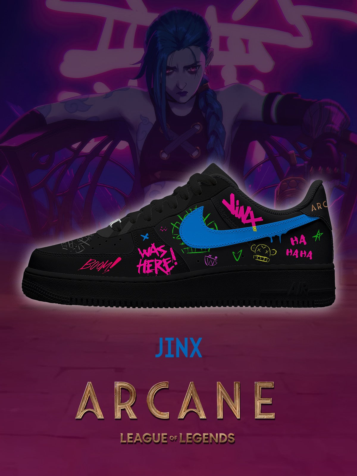 Jinx V.2 Custom Sneakers