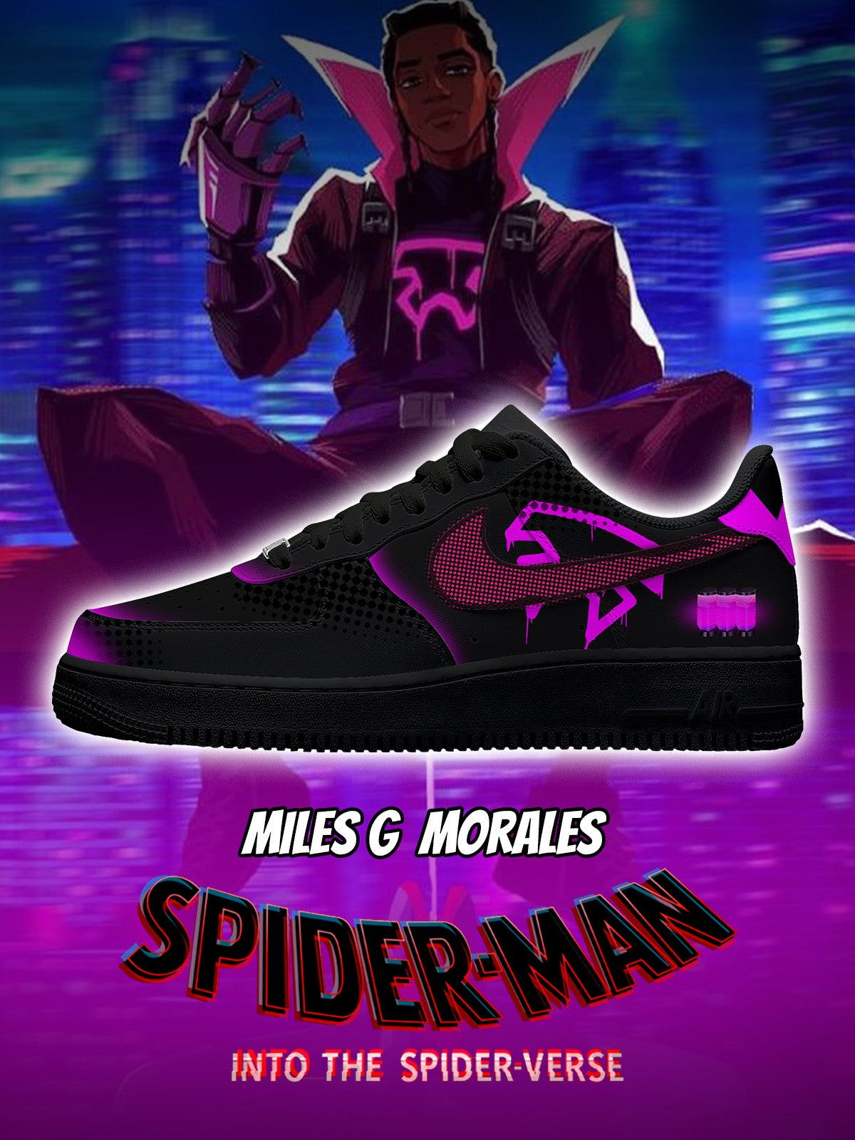 Miles G  Morales V.1 Custom Sneakers