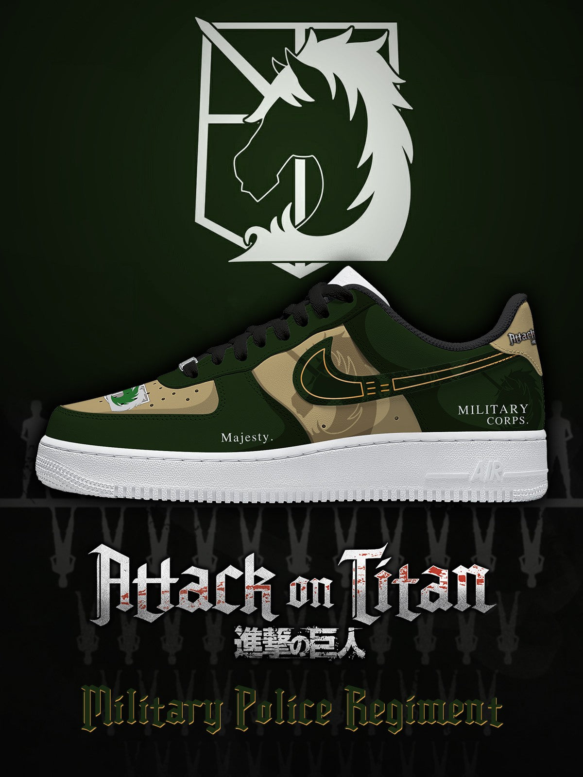 Military Police Regiment V.1 Custom Sneakers