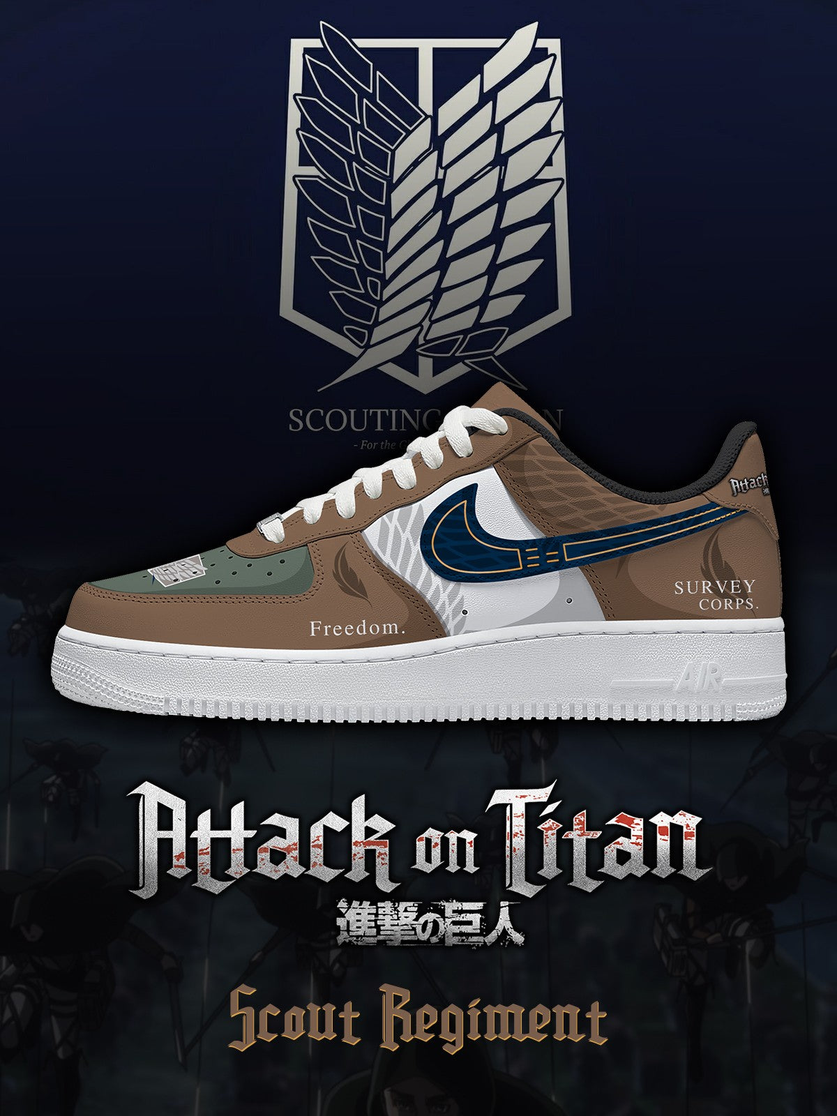 Scout Regiment V.1 Custom Sneakers