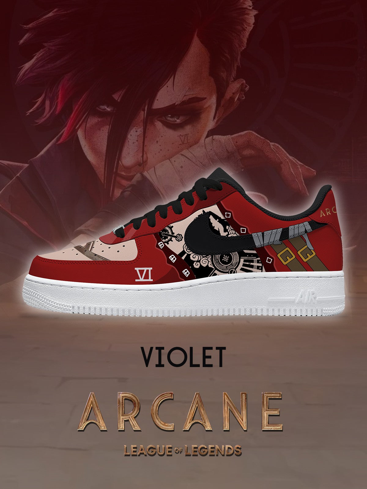 Violet V.1 Custom Sneakers