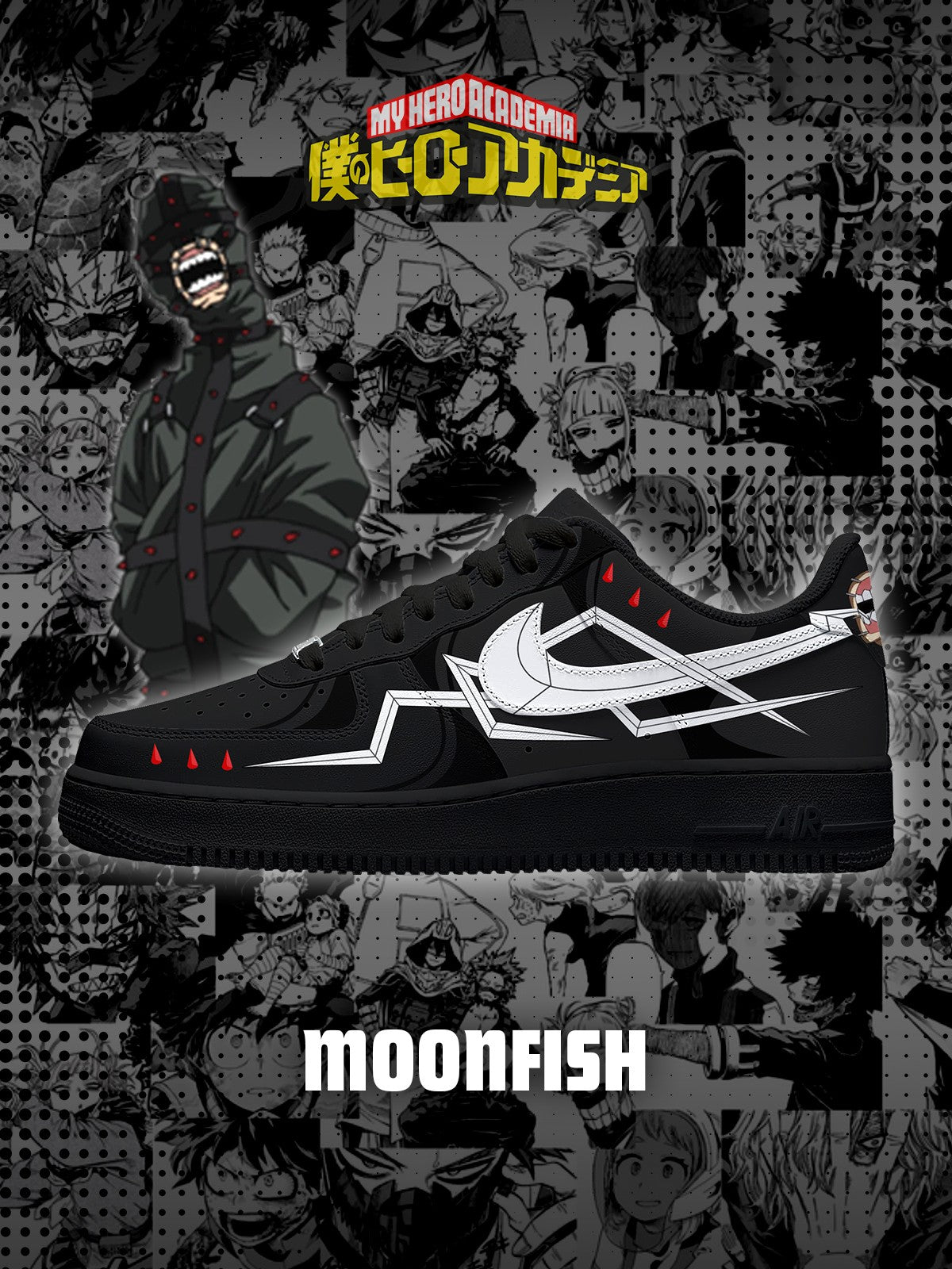 Customize Moonfish Sneakers For Women and Men