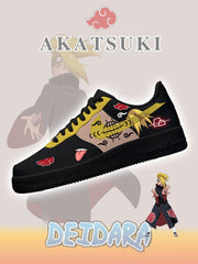 Custom Akatsuki Deidara No.3 Shoes For Women and Men