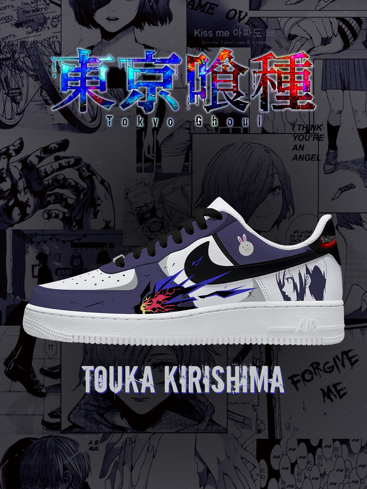 Touka Kirishima V.1 Custom Sneakers