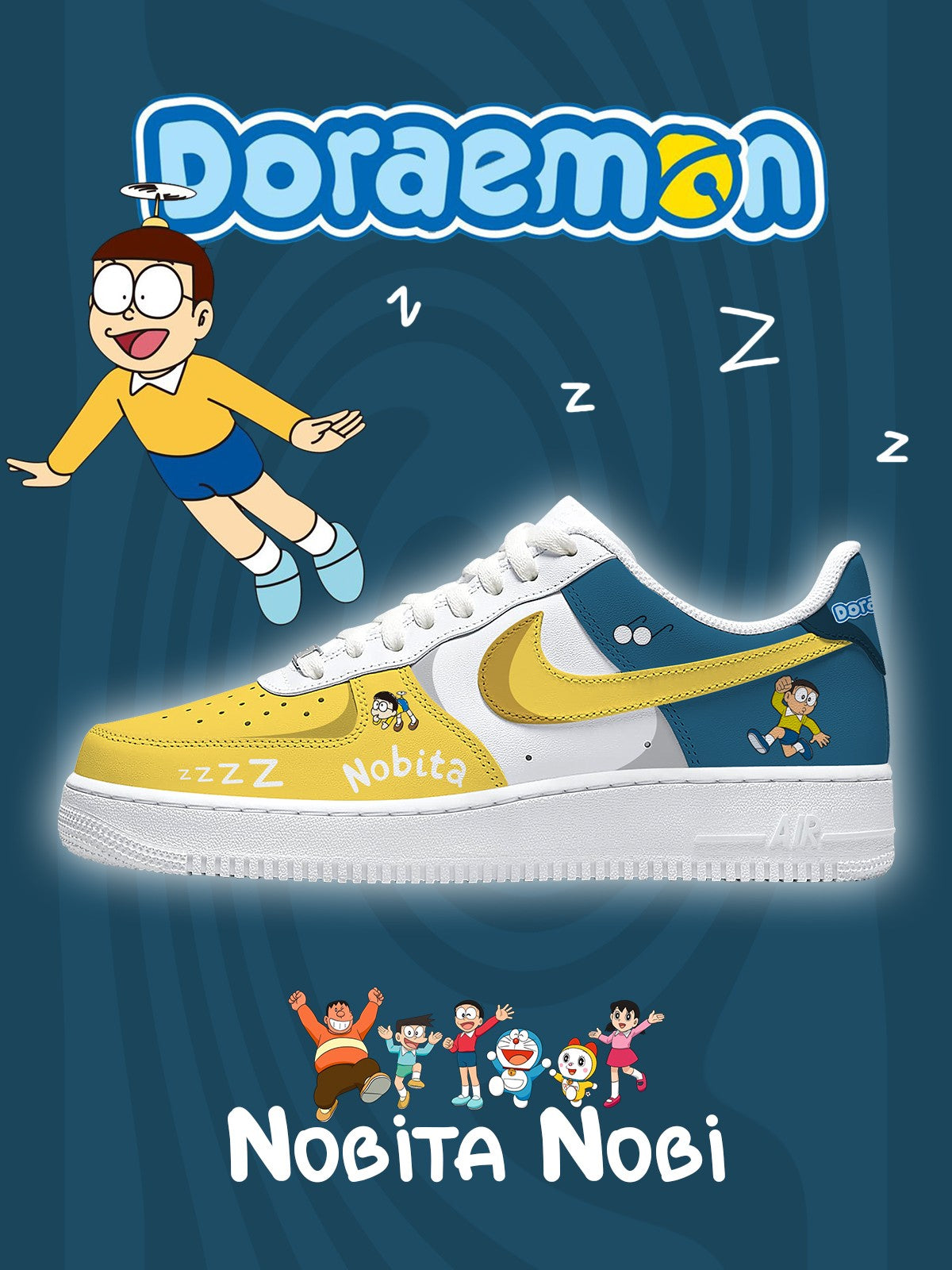 Nobita Nobi V.1 Custom Sneakers