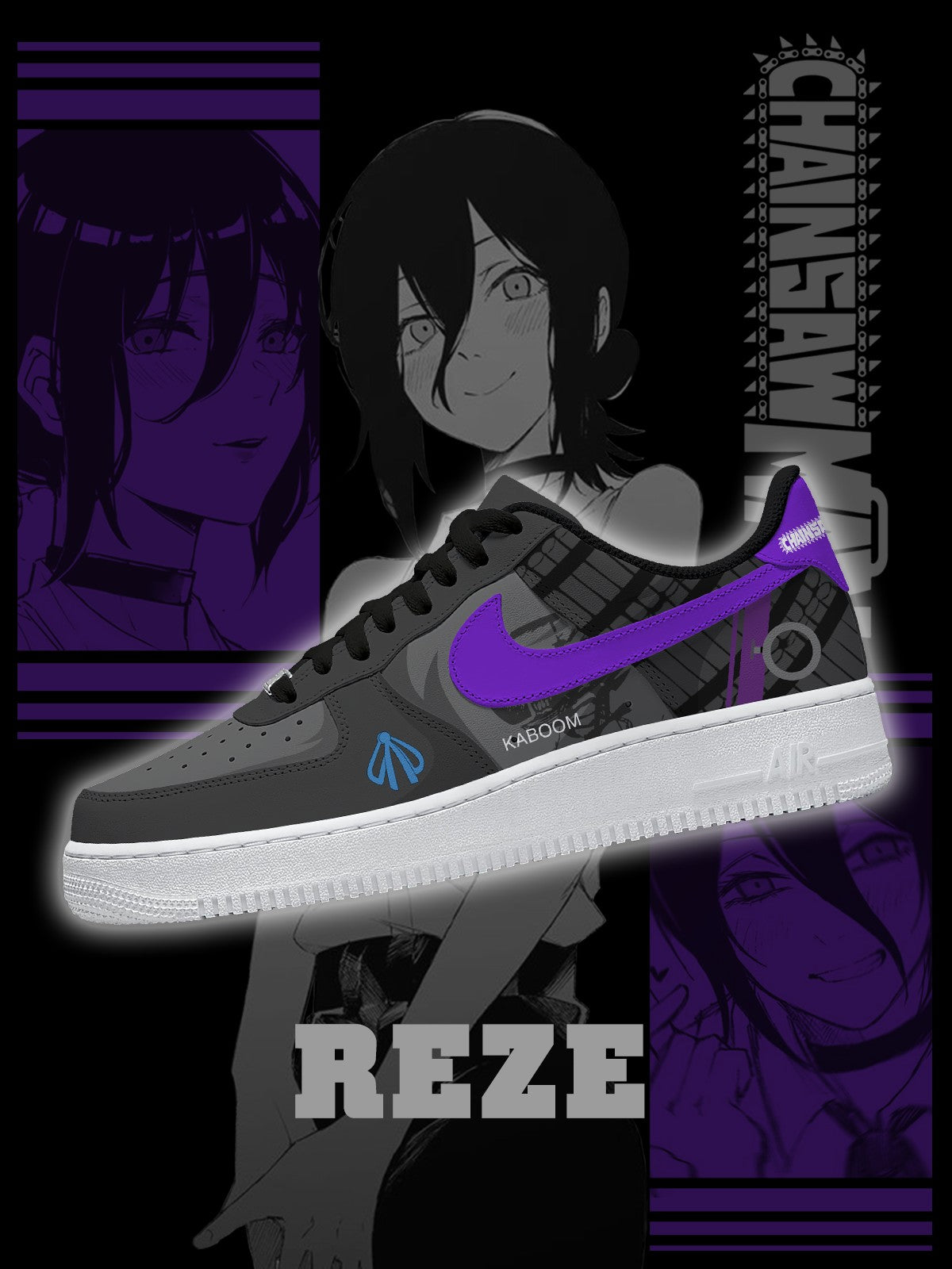 Reze Bomb Girl V.1 Custom Sneakers