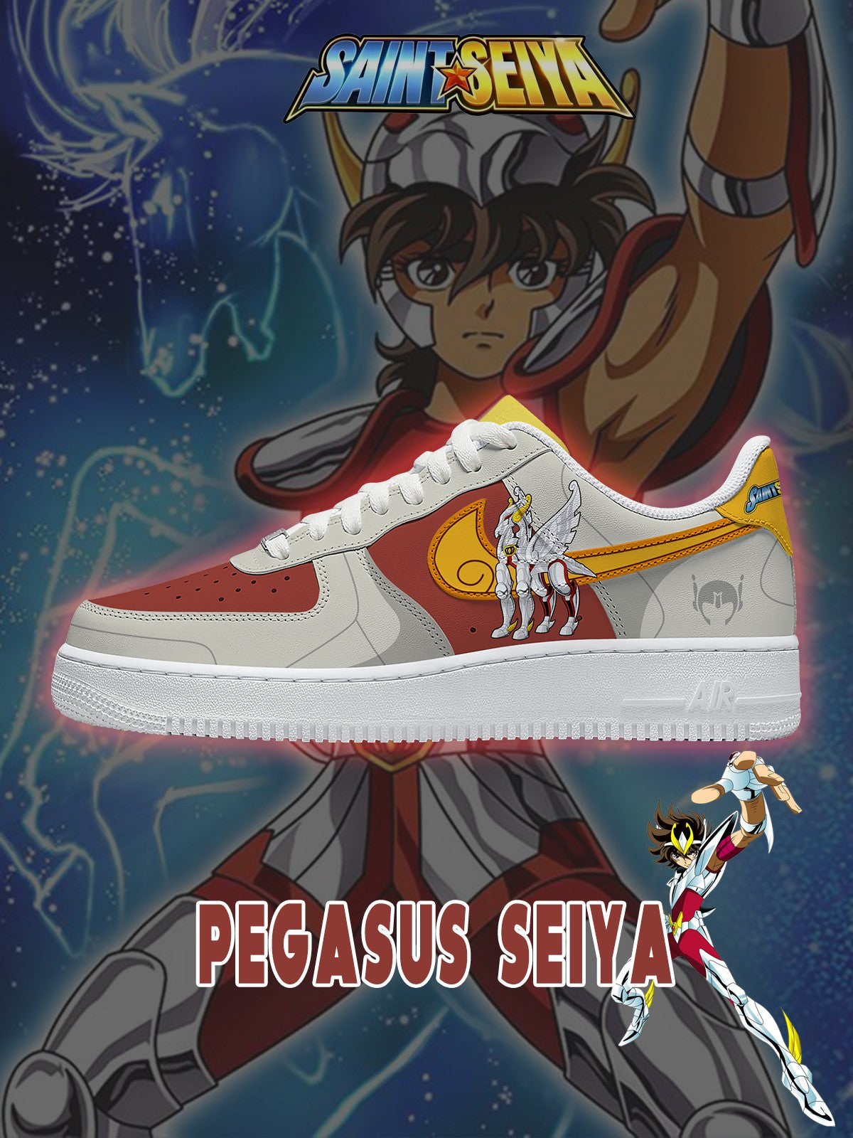 Pegasus Seiya V.1 Custom Sneakers