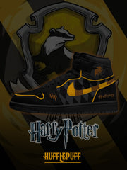 Hogwarts Hufflepuff House V.3 High-top Custom Sneakers