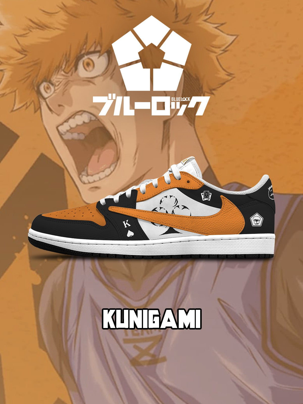 Rensuke Kunigami V.1 Custom TS Sneakers