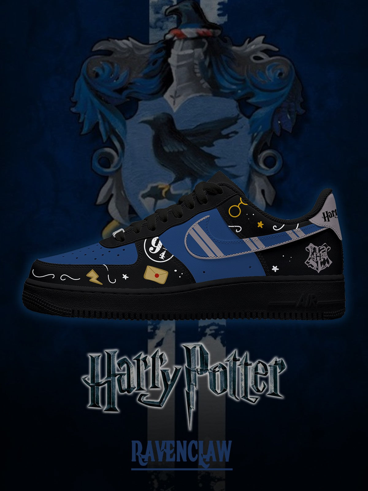 Hogwarts Ravenclaw House V.2 Custom Sneakers