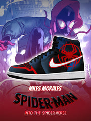 Miles Morales V.1 High-top Custom Sneakers