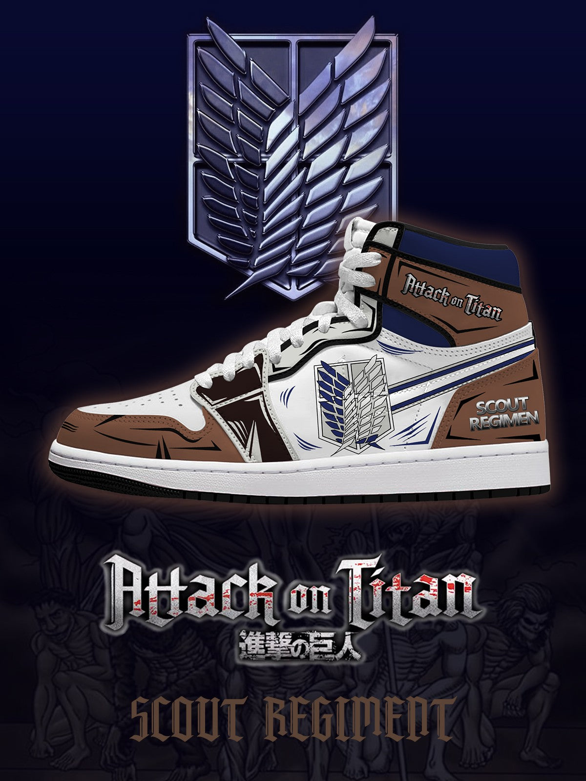 Scout Regiment V.2 High-top Custom Sneakers