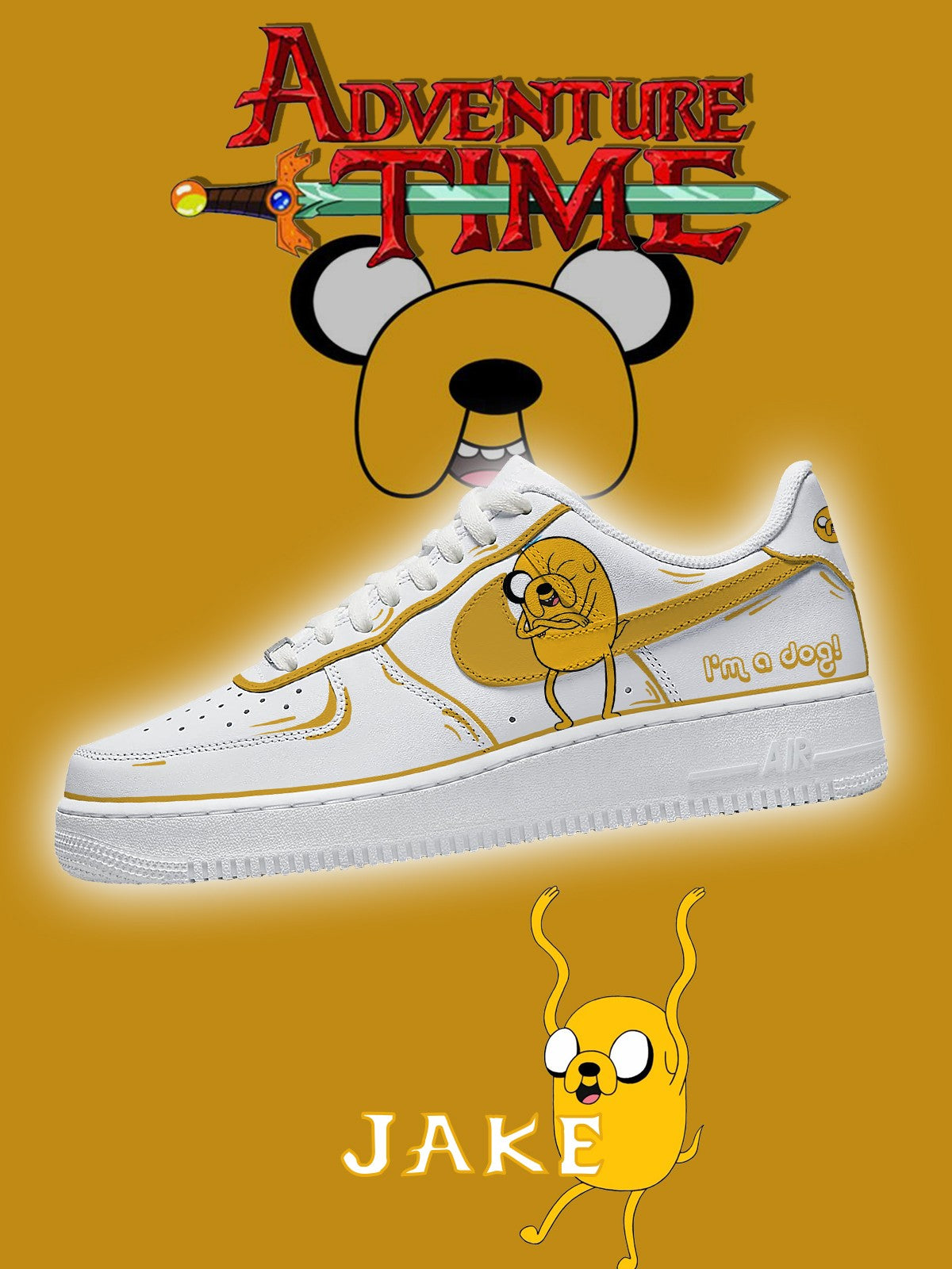 Jake the Dog V.1 Custom Sneakers