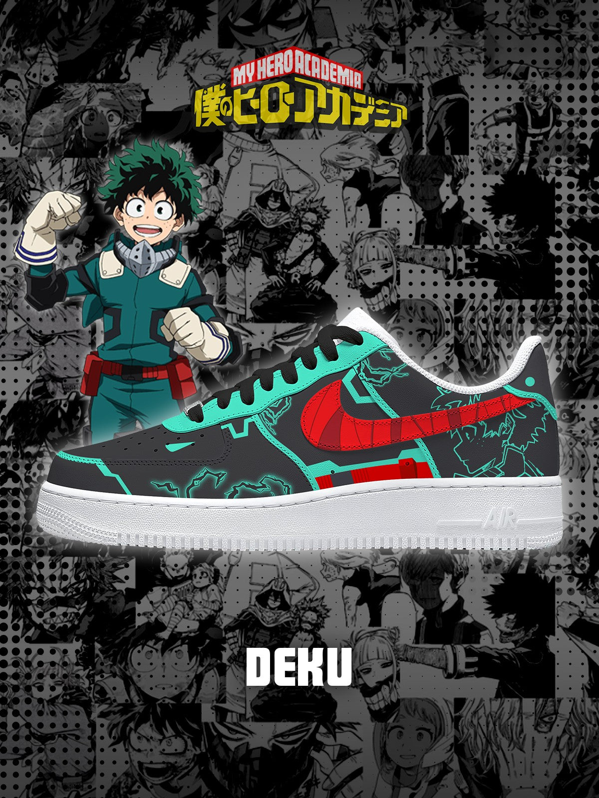 Personalized Deku Sneakers For Women and Men