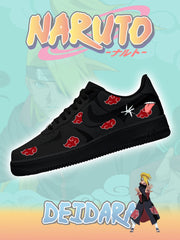 Custom Akatsuki Deidara No.2 Sneakers For Women and Men