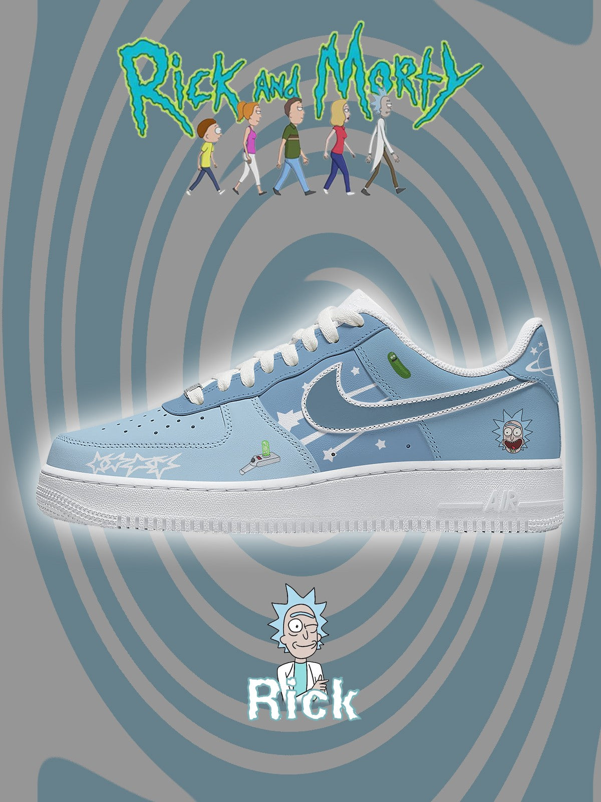 Rick Sanchez V.2 Custom Sneakers