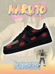 Custom Akatsuki Kakuzu No.1 Sneakers For Women and Men