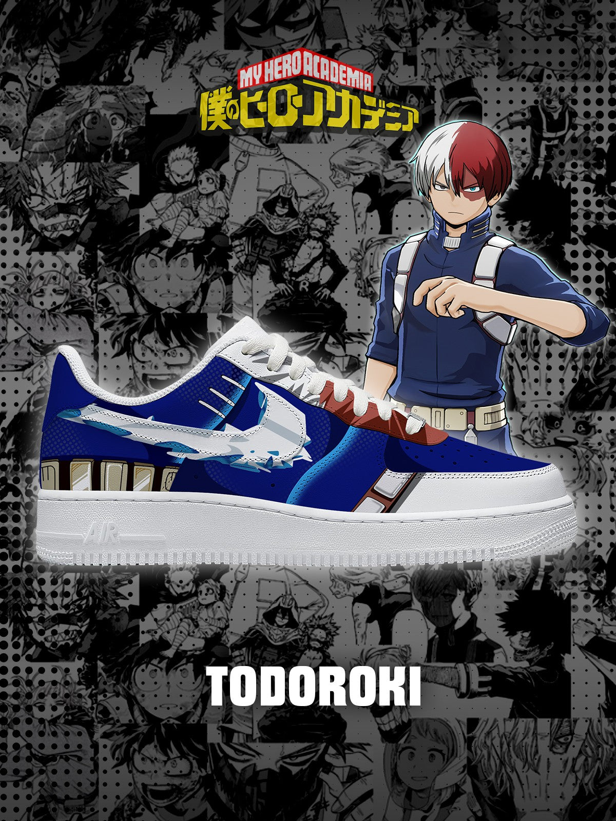 Personalized Shoto Todoroki V.2 Shoes For Women and Men