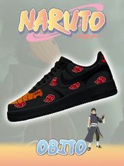 Personalized Akatsuki Obito No.1 Sneakers For Women and Men