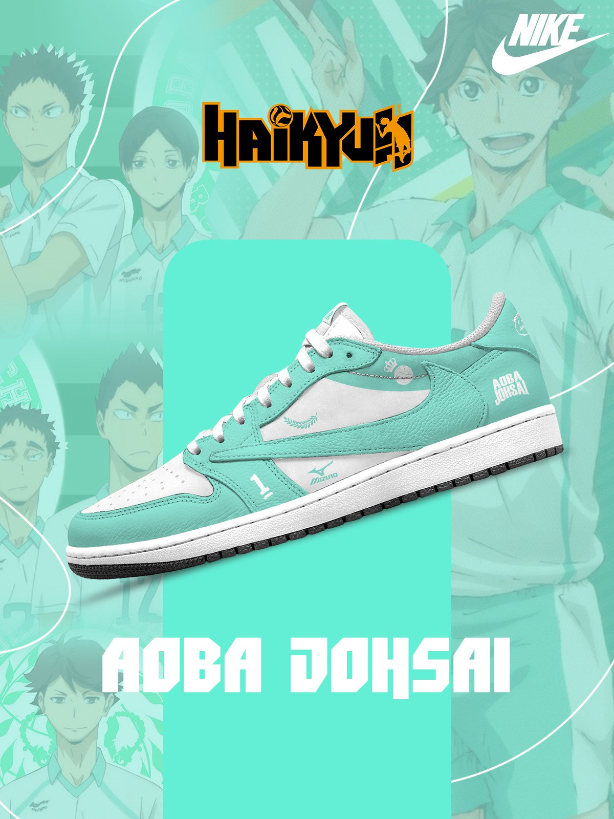 Aoba Johsai High V.1 Custom TS Sneakers