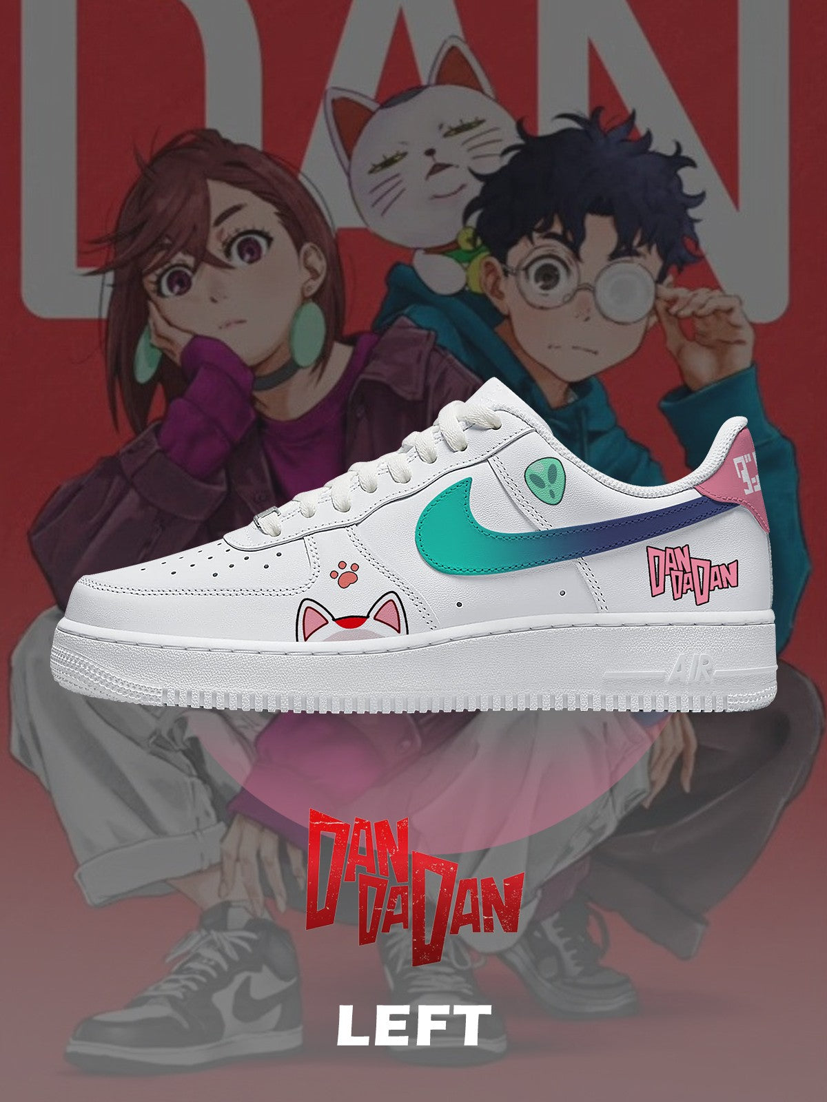 Momo & Okarun V.1 Custom Sneakers