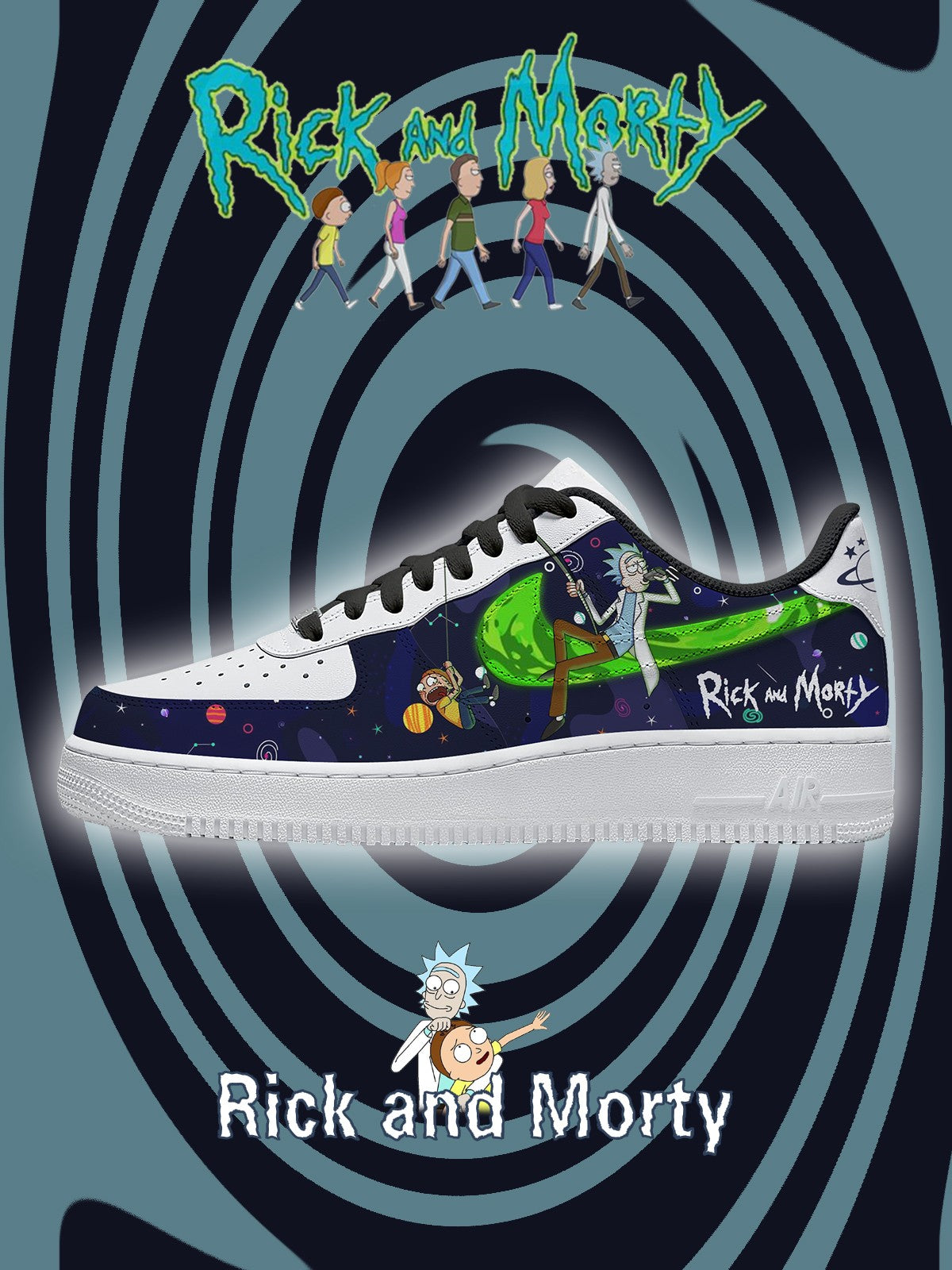 R and M V.3 Custom Sneakers