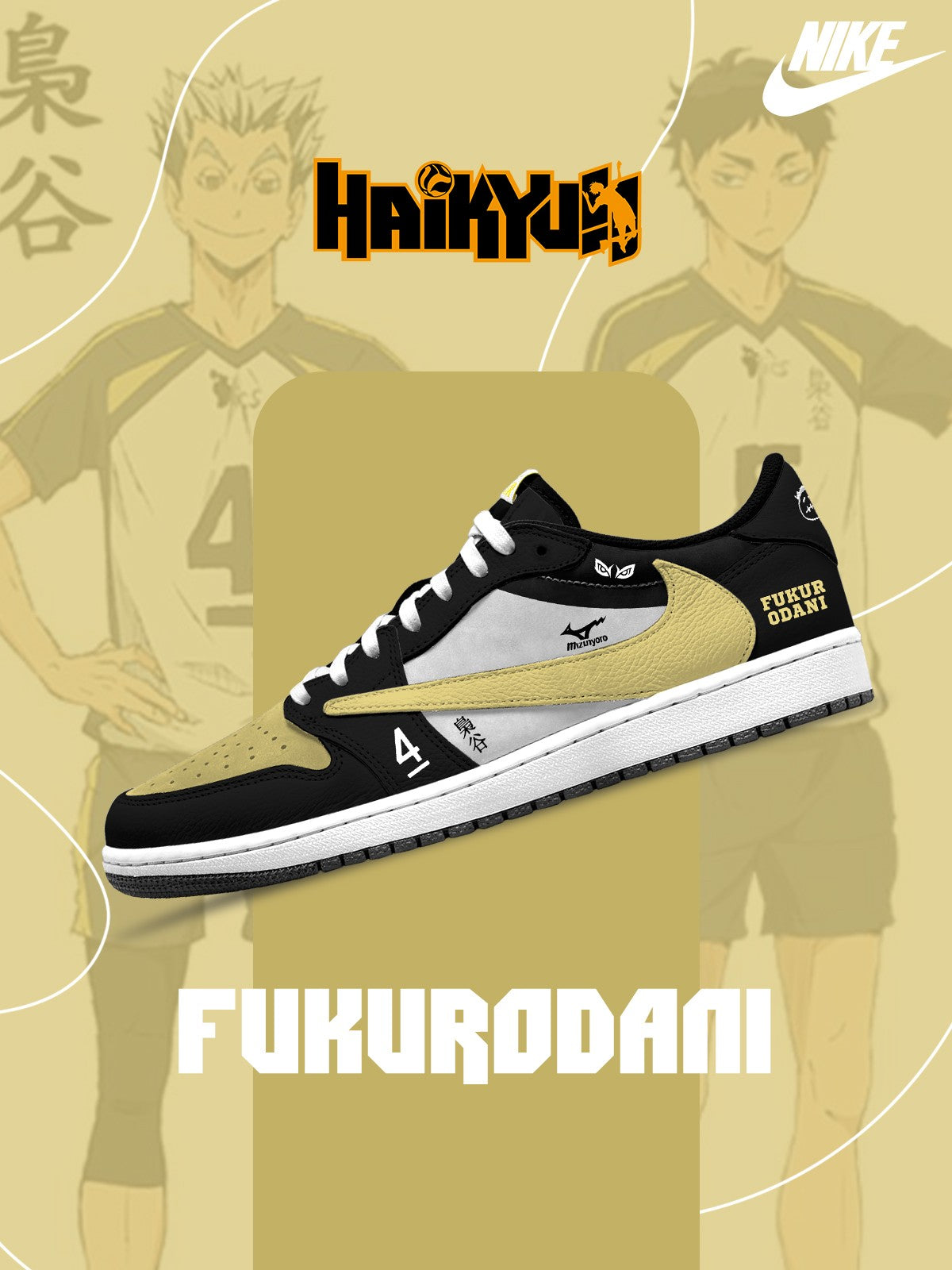 Fukurodani Academy V.1 Custom TS Sneakers