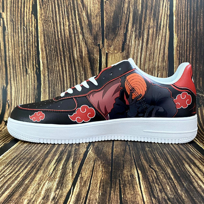 Scarpe Akatsuki Obito Uchiha personalizzate per donne e uomini