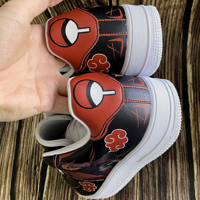 Scarpe Akatsuki Obito Uchiha personalizzate per donne e uomini